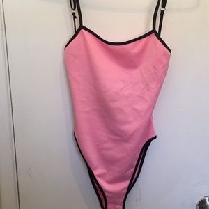 Pink one piece